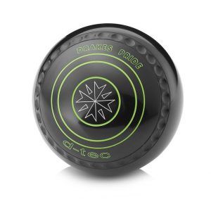 Drakes Pride D-Tec Bowls - Black, Gripped (Set of 4) - Heavy Weight - Size 4