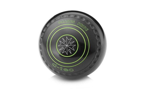 Drakes Pride D-Tec Bowls - Black, Gripped (Set of 4) - Heavy Weight - Size 4