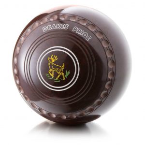 Drakes Pride D-Tec Bowls - Brown, Gripped (Set of 4) - Heavy Weight - Size 4