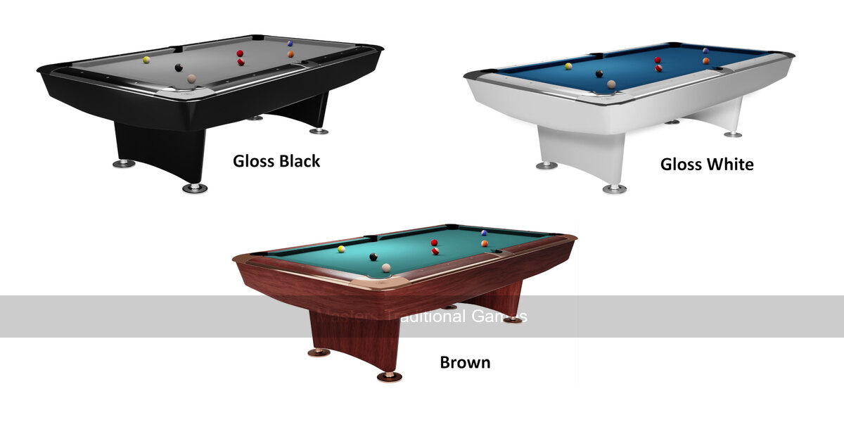 Dynamic II American Style Slate Bed Pool Table - 7ft or 9ft