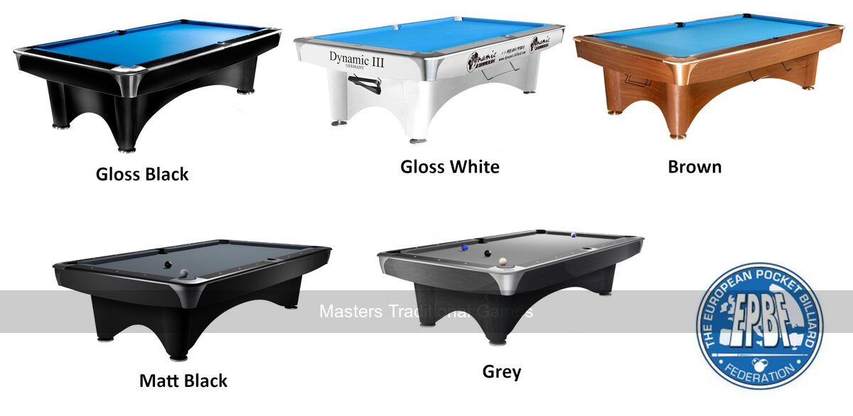 Dynamic III 9ft Pool Table