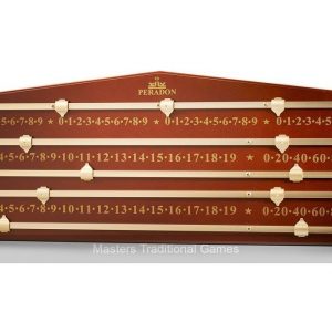 Four Handed Snooker Scoreboard - Mahogany Finish