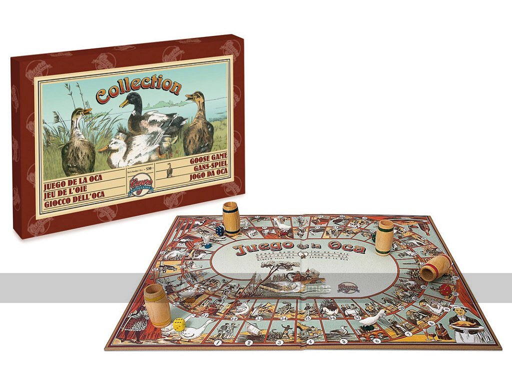 Goose Game - with miniature metal geese