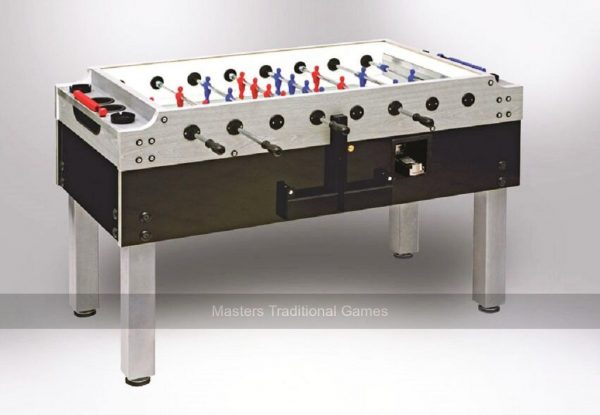 Garlando Silver Olympic Football Table (Glass top, Coin-op)
