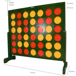 Big 4 Giant Wooden 4-in-a-Row Game (including 42 disks)