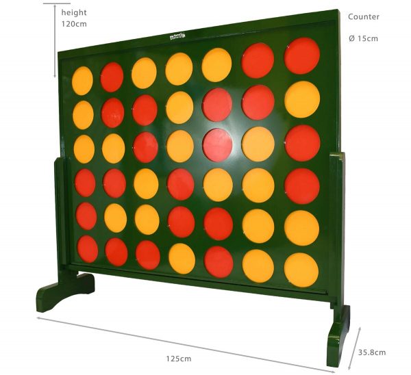 Big 4 Giant Wooden 4-in-a-Row Game (including 42 disks)