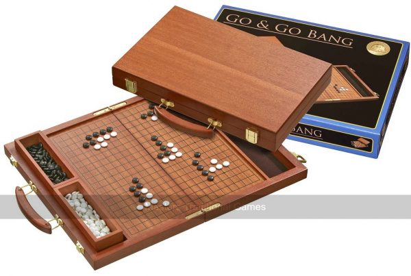 Philos Go set in Portable Wooden Case