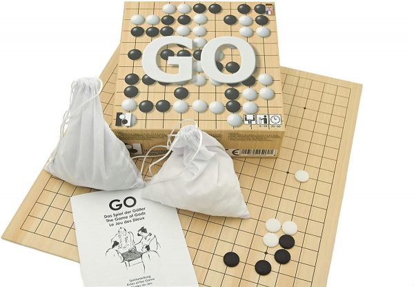 3-in-1 Beginner Go Set with Cardboard Board & Plastic Stones