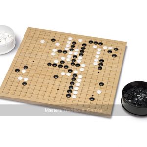 Go Set by Cayro - Wooden Board, Plastic Stones & Plastic Bowls