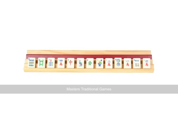 Set of 4 Mah Jong (Mahjong) Tile Racks - 40cm