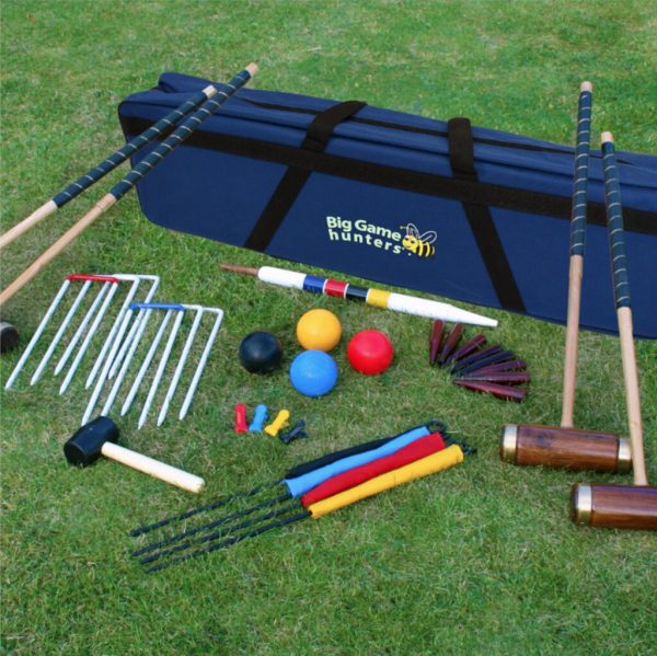 Garden Games Hurlingham Croquet Set (4 player in a Tool Kit Bag)