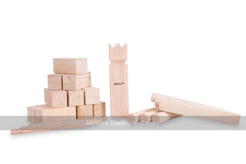 Bex Kubb Original - Rubberwood (Plain topped King)
