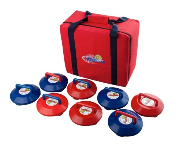 Kurling Stones Set (4 Red & 4 Blue in Carry Case)