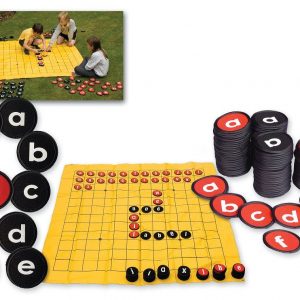 Giant Crossword Game - Large Spelling Mat with Letter Discs