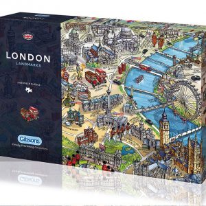 London Landmarks 1000 piece Jigsaw Puzzle