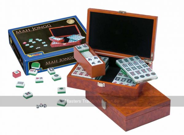 Philos Mah Jong (Mahjong) in wooden box