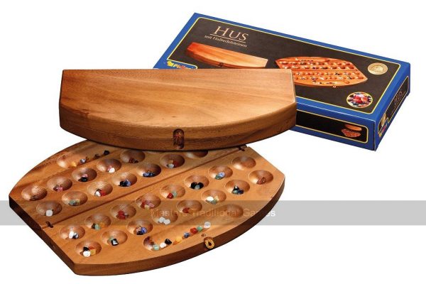 Four Rank Mancala (Hus, Omweso, Bao) - travel version