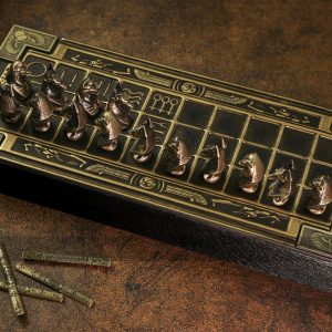 Senet - Ancient Egyptian Board Game - Metal Pieces