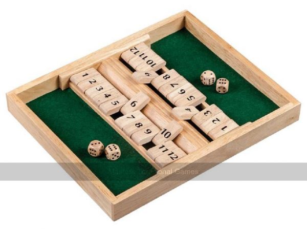2 Player Shut the Box - 12 numbers