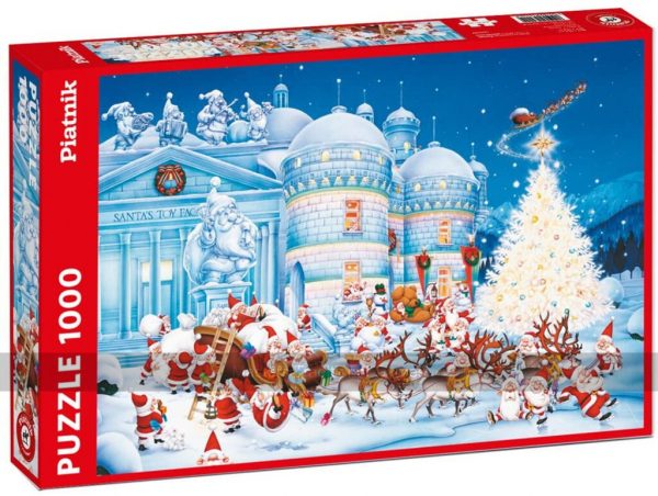 Toy Factory 1000 Piece Christmas Jigsaw Puzzle by Piatnik