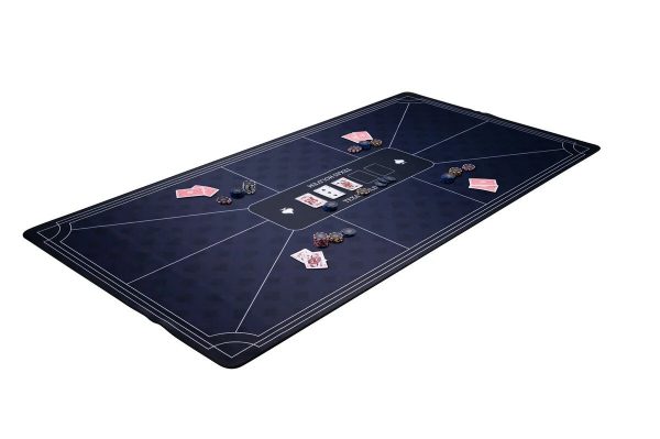 Poker Mat - Blue (180 x 90cm)