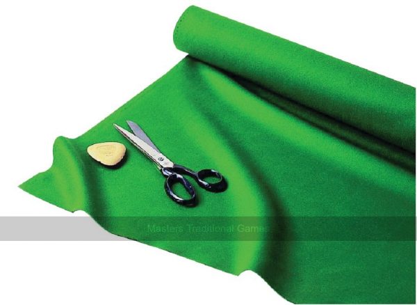 Strachan Superfine 400g/m2 Anti-Kick Pool Table Cloth - 8ft Pool Table, Bed & Cushions - Olive Green