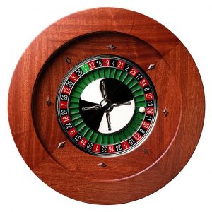 Dal Negro Montecarlo 50cm Mahogany Roulette Wheel (Quadratto)