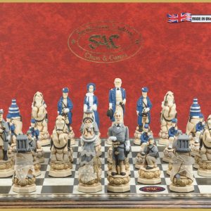 SAC American Civil War Chess Set, Hand-Painted (without board)