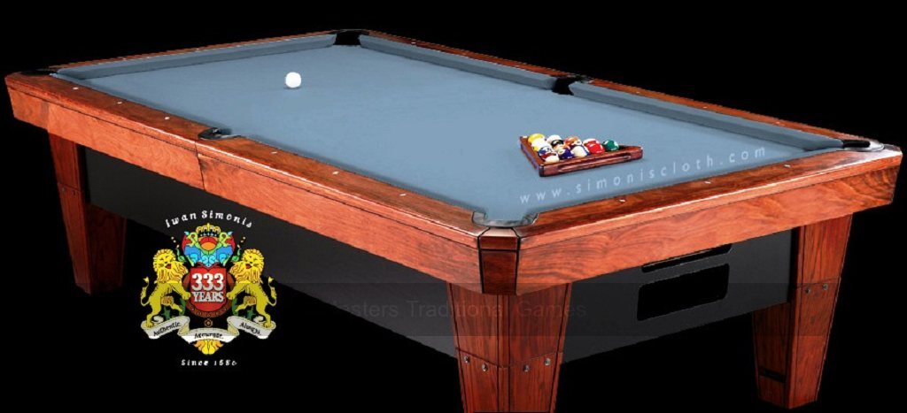 Simonis 861 Pool Table Cloth - Bed & Cushion Cut - Powder Blue - 7ft