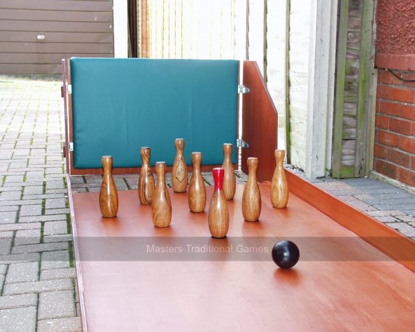 Leisure Portable Skittle Alley 30ft x 3ft - no return gulley