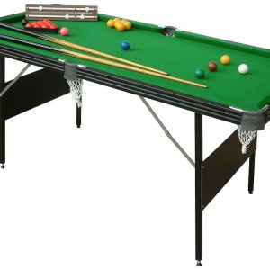 Crucible Folding Snooker and Pool Table (6ft, accessories included)