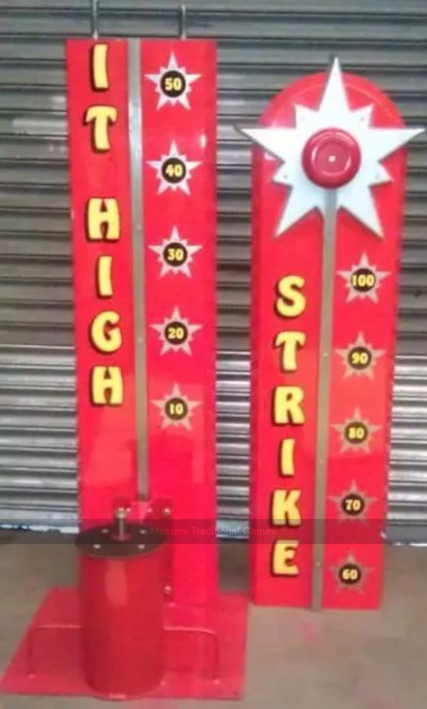 Strike It High - Test your strength - 10ft - Red - 2 part