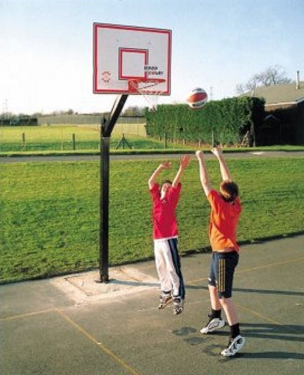 Sure Shot Euro Court System - In-ground Basketball Unit