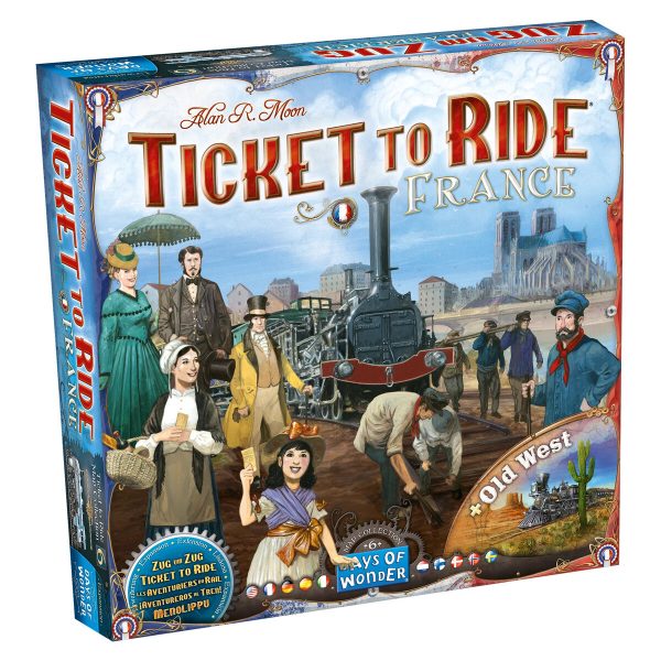 Ticket to Ride - France & The Old West (6 player - requires base game)