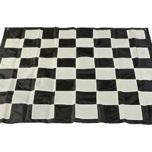 Uber Games Garden Chess Nylon Chequerboard Mat