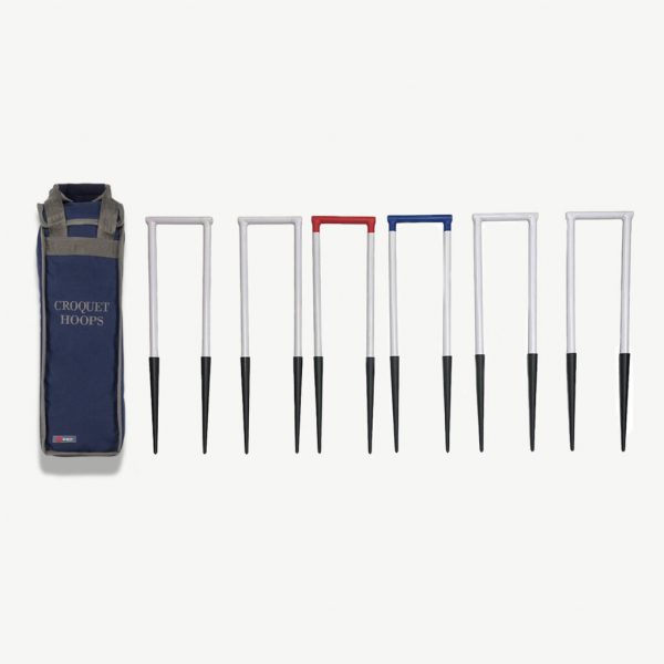 Uber Games Set of 6 Club Croquet Hoops with carrot tips
