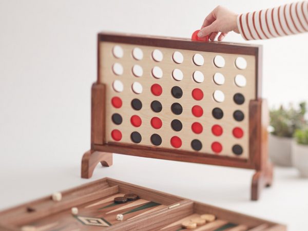 Uber Games Mini 4-in-a-Row Game, 47 x 32cm
