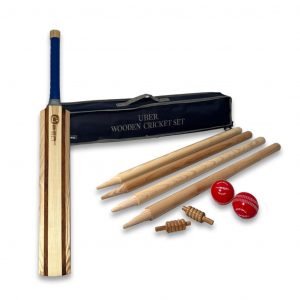 Uber Games Premium Wooden Cricket Set – Size H
