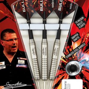 Unicorn Bullet Stainless Steel Darts - 22g, Gary Anderson