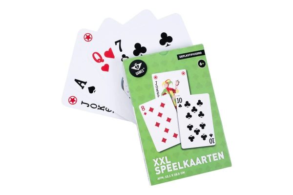 XXL Plastic Coated Playing Cards