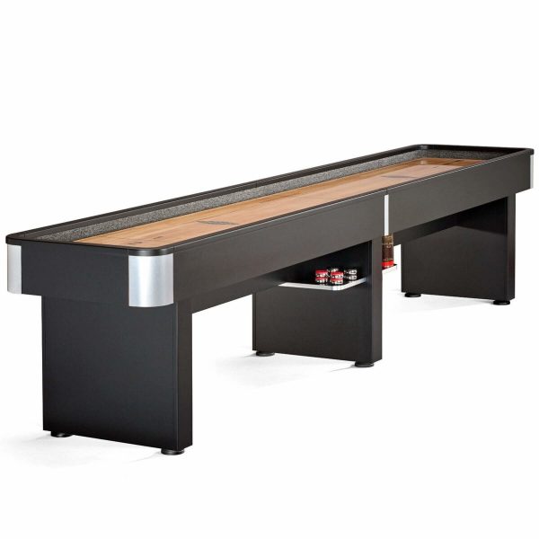 Brunswick Delray 12ft Shuffleboard Table - Matte Black