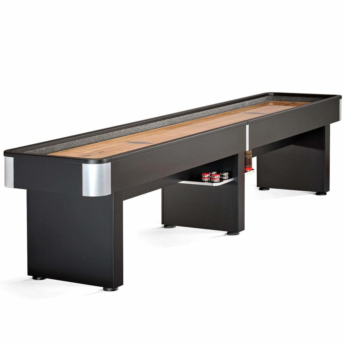 Brunswick Delray 12ft Shuffleboard Table - Matte Black