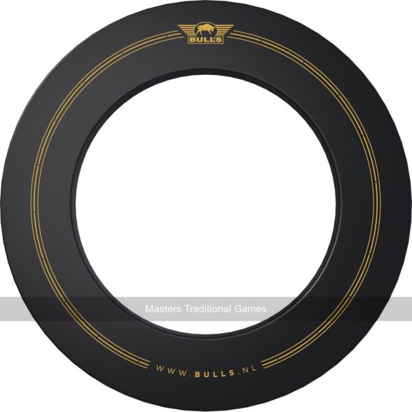Bull's Advantage 'Gold' Dartboard Bundle. Board, Surround and Dart Mat