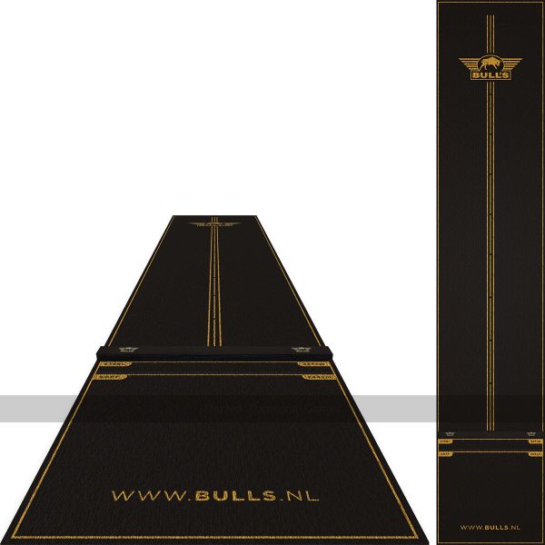Bull's Advantage 'Gold' Dartboard Bundle. Board, Surround and Dart Mat