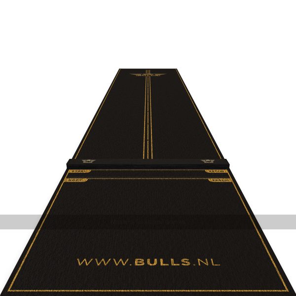 Bull's Advantage 'Gold' Dartboard Bundle. Board, Surround and Dart Mat