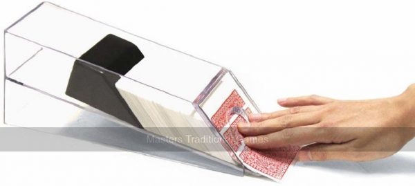 Clear Acrylic Blackjack Dealer Shoe - holds 6 decks