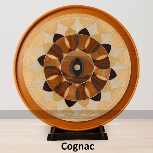 Masters Crokinole Elite Board - Royal 14 - Choice of ditch colour, with accessories