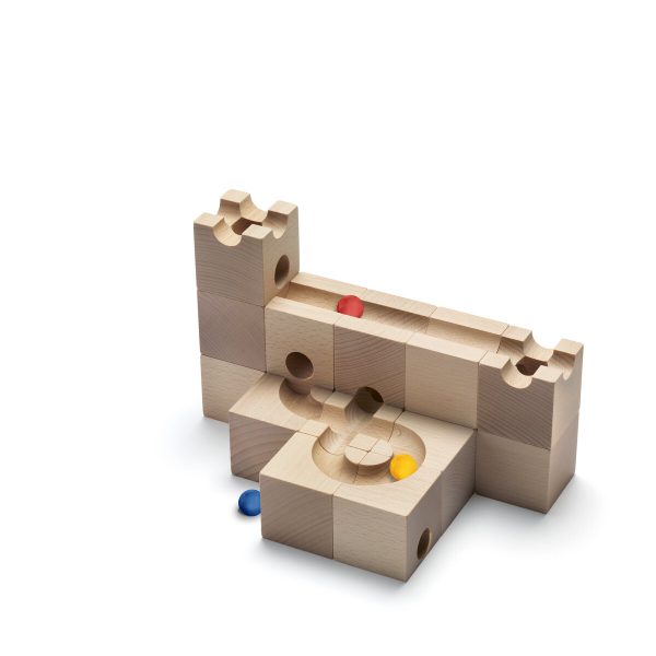 Cuboro Standard 16 Marble Run Game - The small starter set