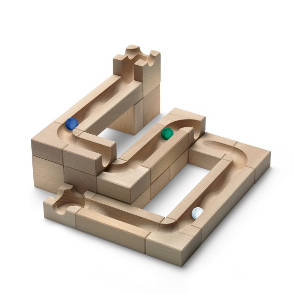 Cuboro Wave Marble Run Game - The Extra Set for flowing runs