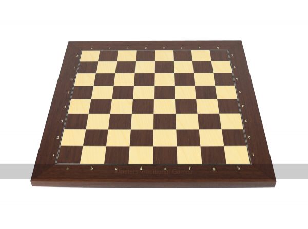 DGT Rosewood USB e-Board with indices - Royal Electronic Chess Pieces